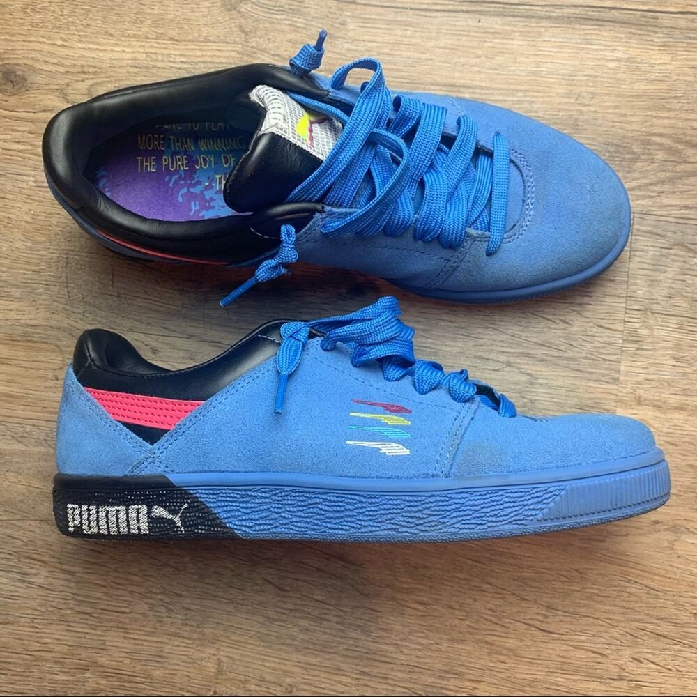 Puma Mens Suede Classic Hacked In Blue